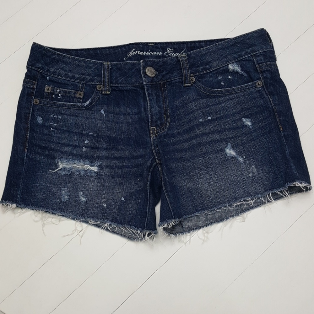 AEO distressed Jean shorts